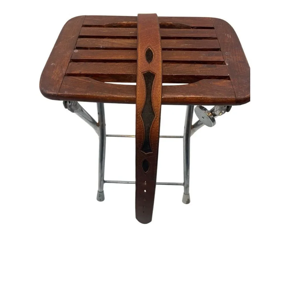 cowhide tooled brown
